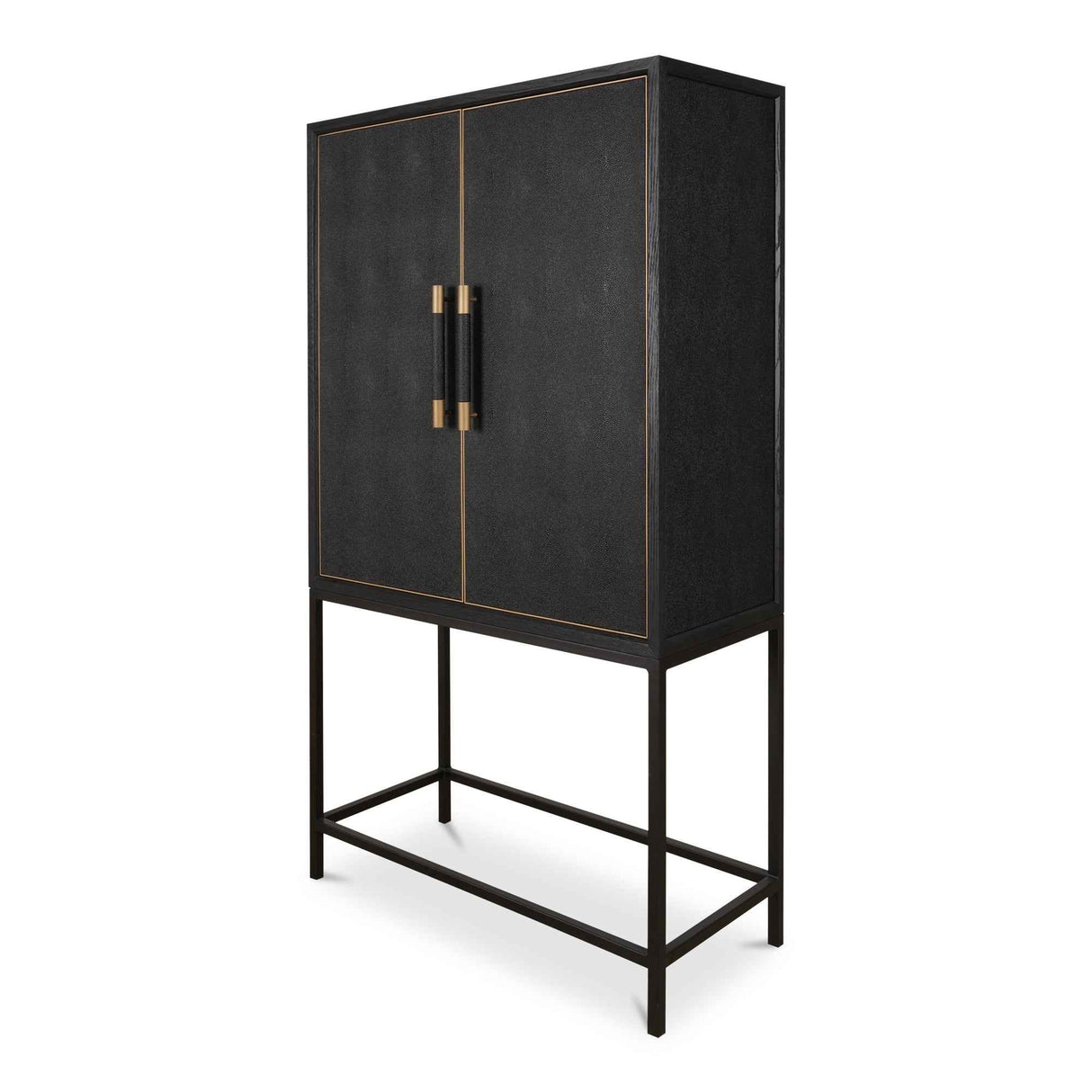 Mako Black Bar Cabinet by Moe's Home at Eve Furniture