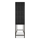 Mako Black Bar Cabinet by Moe's Home at Eve Furniture