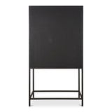 Mako Black Bar Cabinet by Moe's Home at Eve Furniture