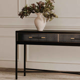 Mako Black Console Table by Moe's Home at Eve Furniture