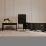 Mako Black Console Table by Moe's Home at Eve Furniture