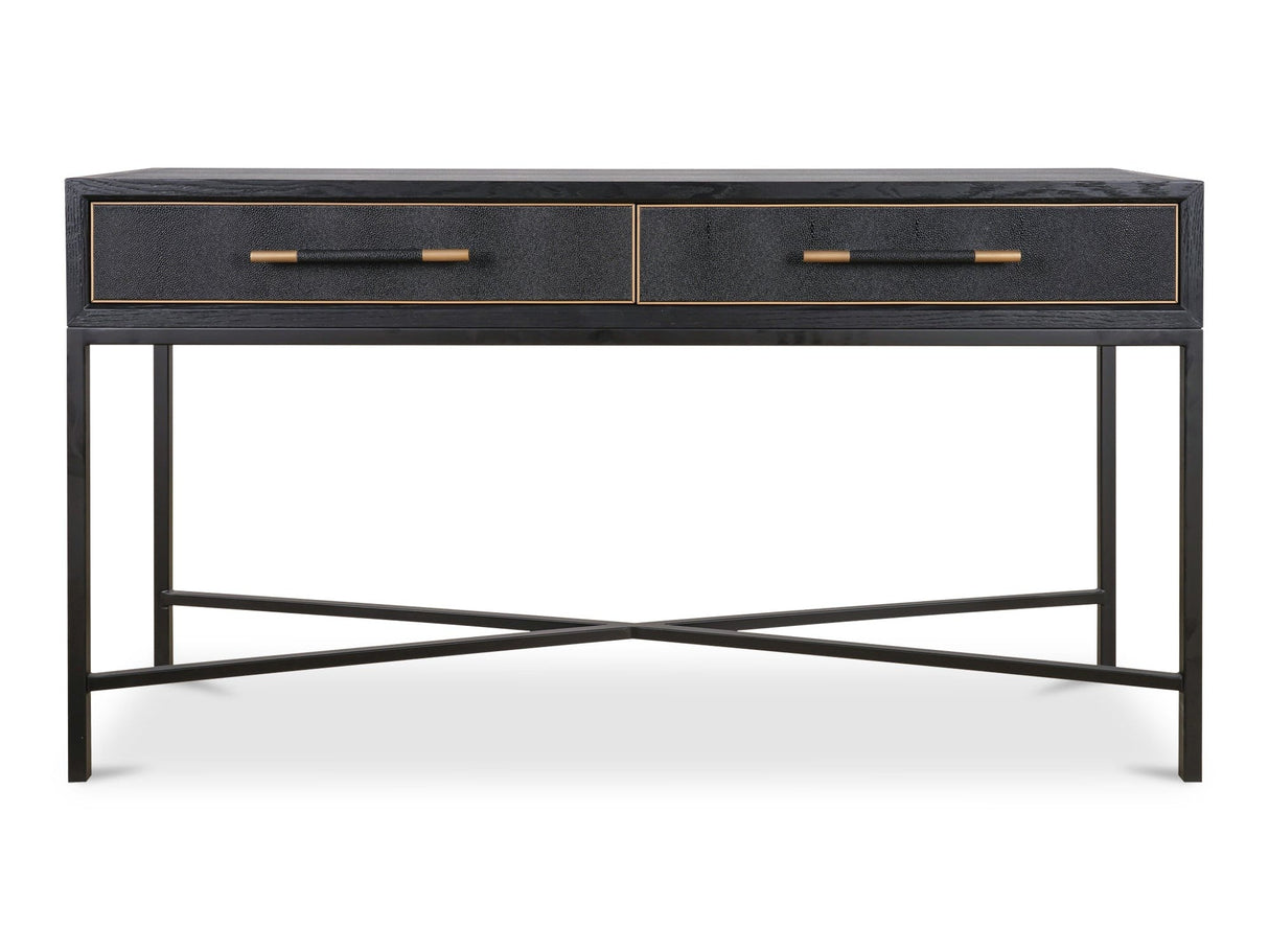 Mako Black Console Table by Moe's Home at Eve Furniture