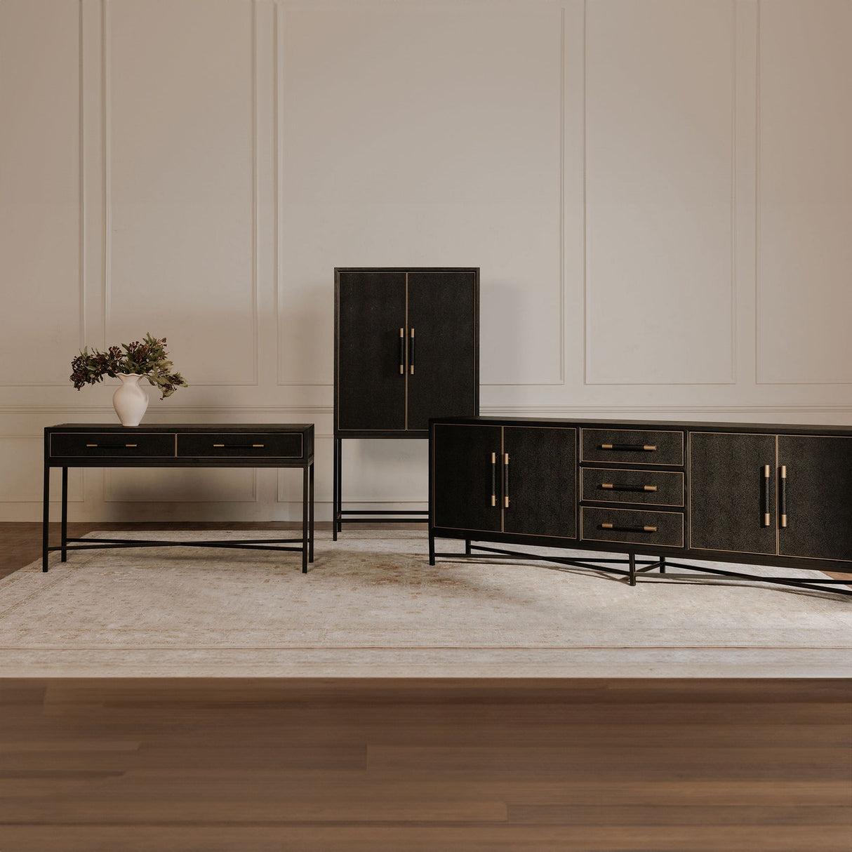 Mako Black Large Sideboard by MOES at Eve Furniture