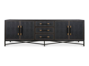 Mako Black Large Sideboard by MOES at Eve Furniture