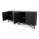 Mako Black Sideboard by Moe's Home at Eve Furniture