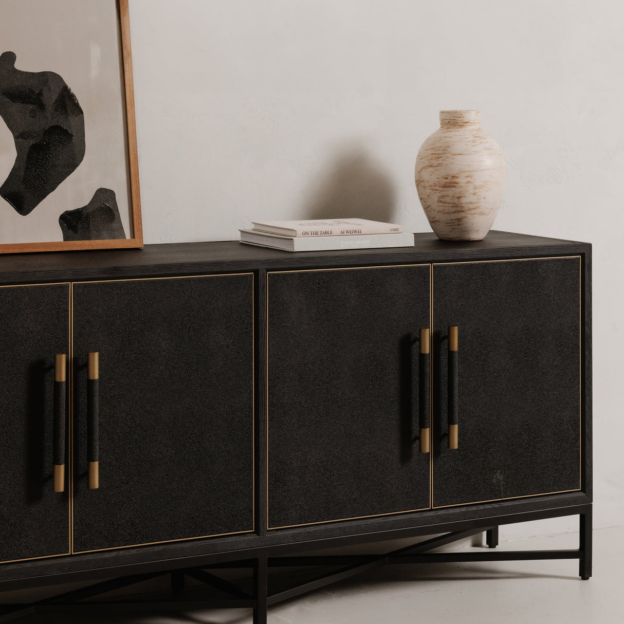 Mako Black Sideboard by Moe's Home at Eve Furniture