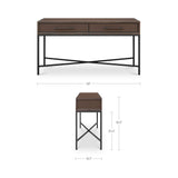Mako Brown Console Table by Moe's Home at Eve Furniture