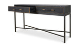 Mako Console Table Black by Moe's Home at Eve Furniture