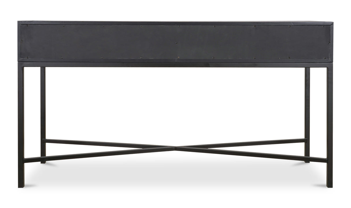 Mako Console Table Black by Moe's Home at Eve Furniture