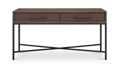 Mako Console Table Brown by Moe's Home at Eve Furniture