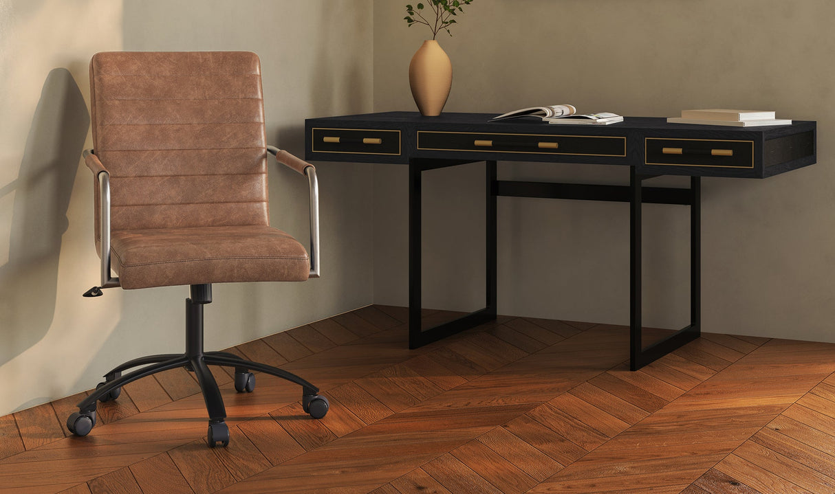 Mako Desk Black by Moe's Home at Eve Furniture