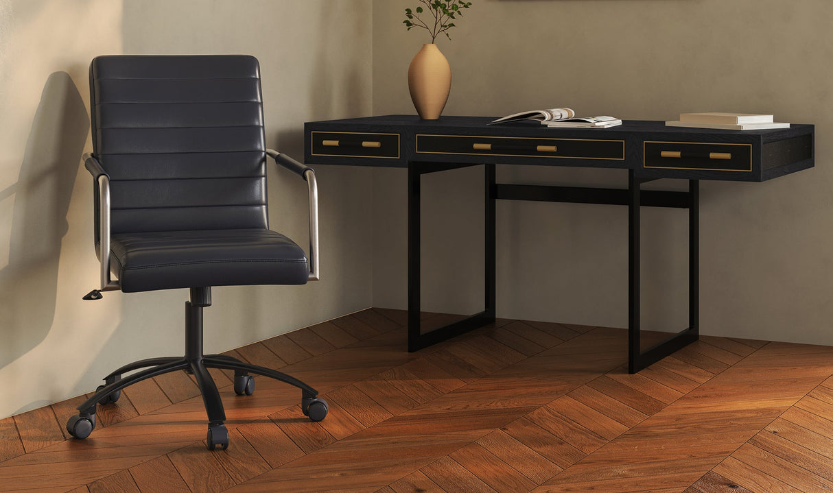 Mako Desk Black by Moe's Home at Eve Furniture