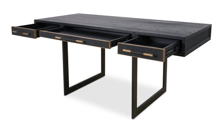Mako Desk Black by Moe's Home at Eve Furniture