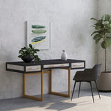 Mako Desk Grey by Moe's Home at Eve Furniture