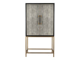 Mako Grey Bar Cabinet