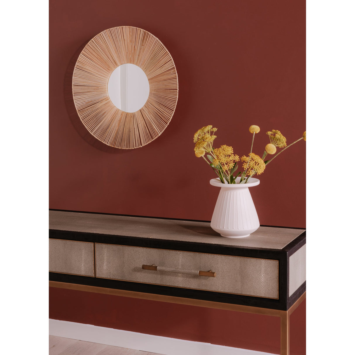 Mako Grey Console Table by Moe's Home at Eve Furniture