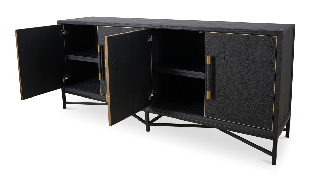 Mako Sideboard Black by Moe's Home at Eve Furniture
