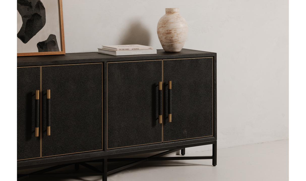Mako Sideboard Black by Moe's Home at Eve Furniture