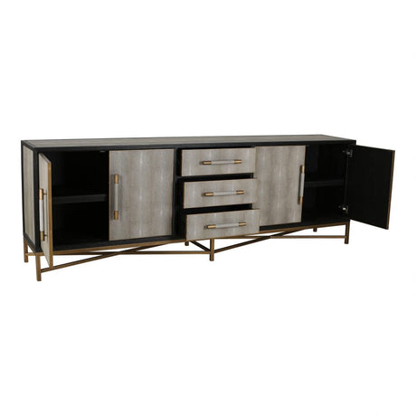 Mako Sideboard Large Grey by Moe's Home at Eve Furniture