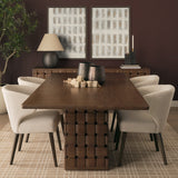 Mala Beige Paper Mache Cube Garland by Mercana at Eve Furniture
