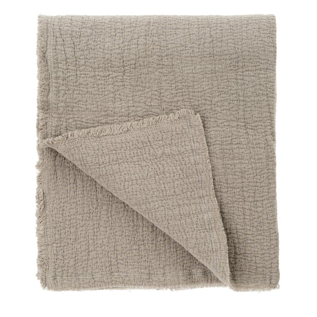 Malabar Throw Blanket Stone, Set of 2 by Mercana at Eve Furniture