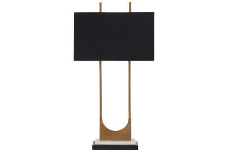 Malana Brass Finish Table Lamp by Ashley at Eve Furniture