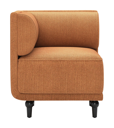 Malben Brown Corner Chair by Zuomod at Eve Furniture