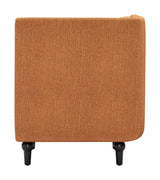 Malben Brown Corner Chair by Zuomod at Eve Furniture