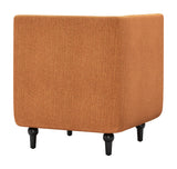 Malben Brown Corner Chair by Zuomod at Eve Furniture