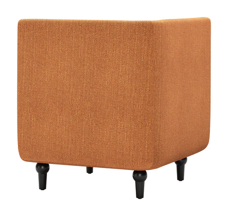 Malben Brown Corner Chair by Zuomod at Eve Furniture