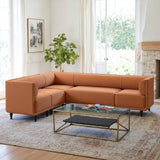 Malben Brown Loveseat by Zuomod at Eve Furniture