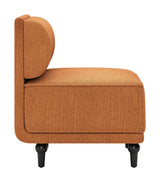 Malben Brown Middle Chair by Zuomod at Eve Furniture