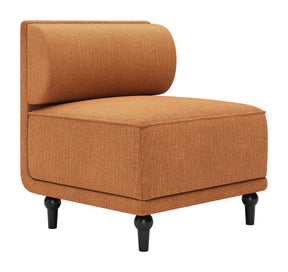 Malben Brown Middle Chair by Zuomod at Eve Furniture