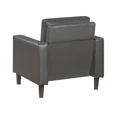 Malcolm Dark Gray Living Room Set by Homelegance at Eve Furniture