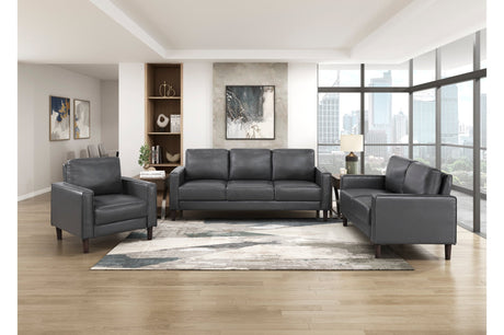 Malcolm Dark Gray Living Room Set by Homelegance at Eve Furniture