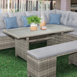 Malia Gray Patio Dining Table by Furniture of America at Eve Furniture