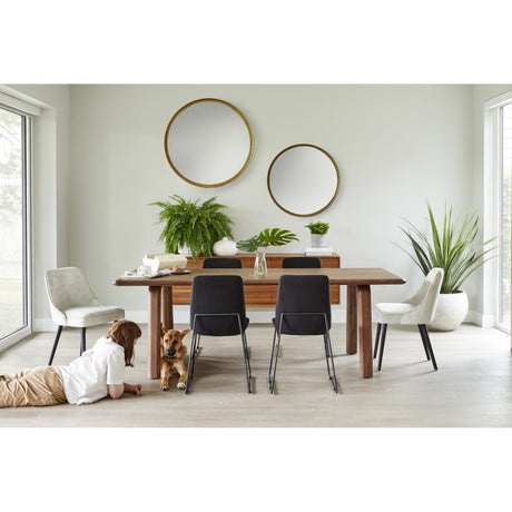 Malibu Dining Table Brown by Moe's Home at Eve Furniture