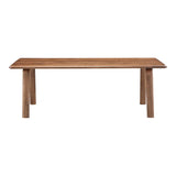 Malibu Dining Table Brown by Moe's Home at Eve Furniture