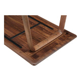 Malibu Dining Table Brown by Moe's Home at Eve Furniture