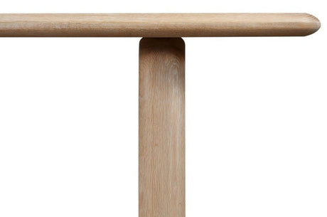Malibu Dining Table Natural Oak by Moe's Home at Eve Furniture