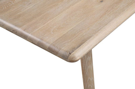 Malibu Dining Table Natural Oak by Moe's Home at Eve Furniture