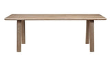 Malibu Dining Table Natural Oak by Moe's Home at Eve Furniture