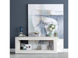 Malibu White Console Table by Crestview at Eve Furniture