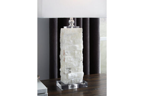 Malise White Table Lamp by Ashley at Eve Furniture