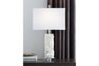 Malise White Table Lamp by Ashley at Eve Furniture