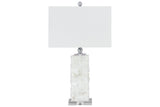 Malise White Table Lamp by Ashley at Eve Furniture