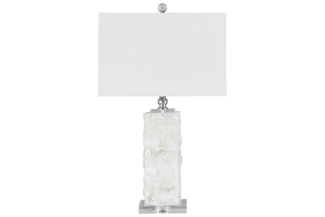 Malise White Table Lamp by Ashley at Eve Furniture