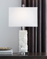 Malise White Table Lamp (Set of 2) by Ashley at Eve Furniture
