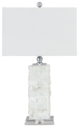 Malise White Table Lamp (Set of 2) by Ashley at Eve Furniture