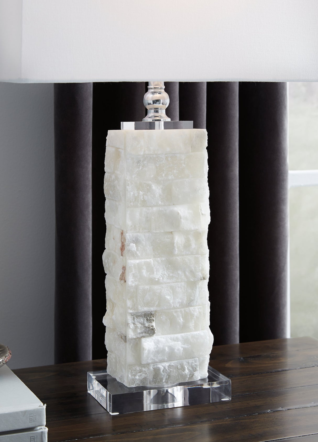 Malise White Table Lamp (Set of 2) by Ashley at Eve Furniture